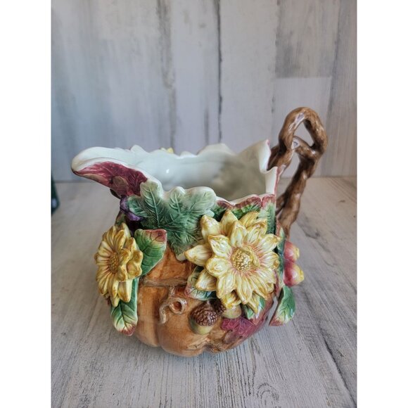 Fitz‎ Floyd Autumn Splendor pitcher home decor - Picture 2 of 13